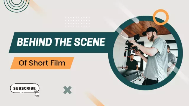 Filmmaking Process Exploration Behind the Scene YouTube Thumbnail Template