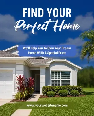 Find Your Perfect Property Advertising Poster Template
