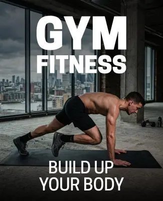 Fitness Enthusiast Gym Training Poster Template