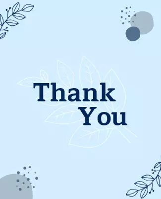 Floral Thank You Appreciation Flyer Template
