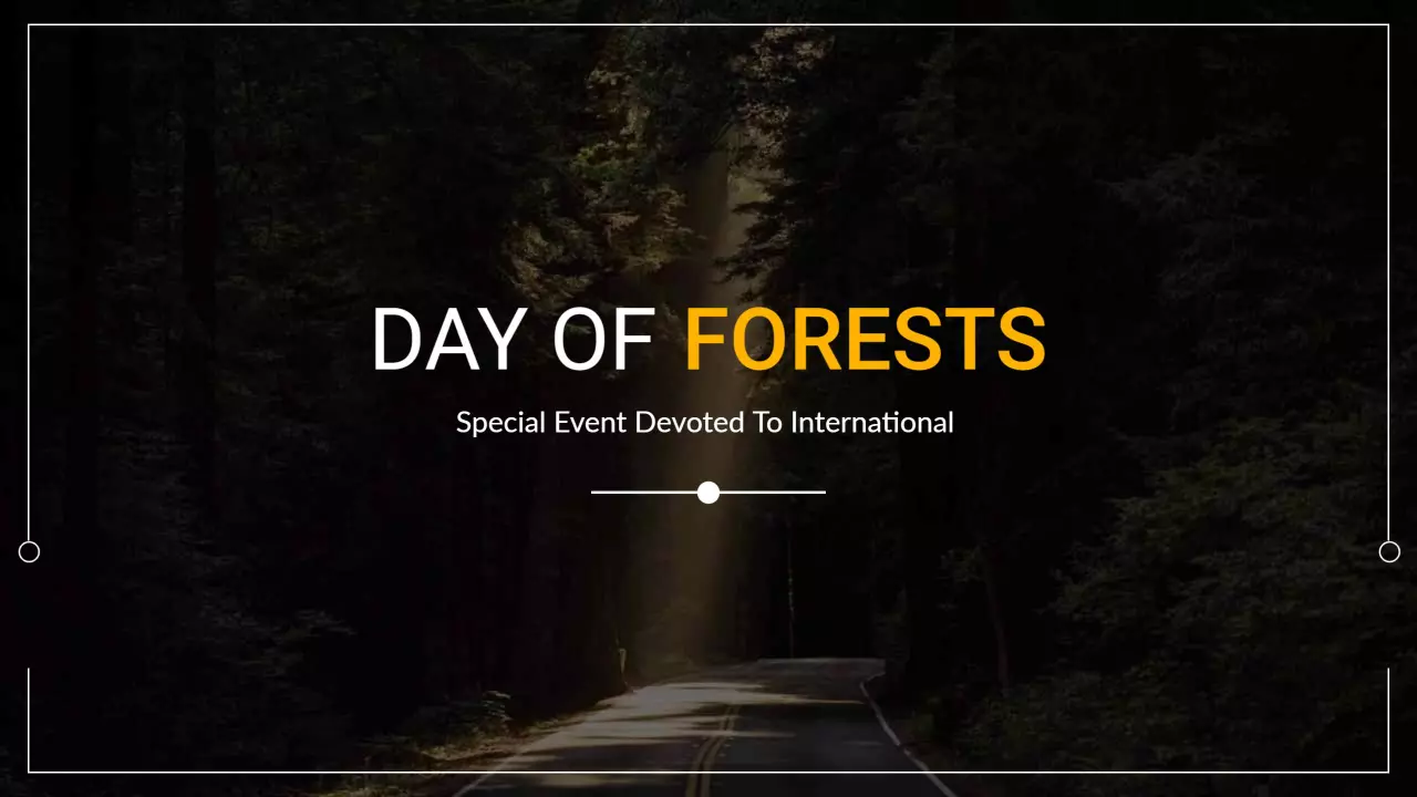 Forest Landscape with Rays of Sunlight YouTube Banner Template