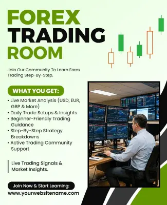 Forex Trading Room Flyer Template