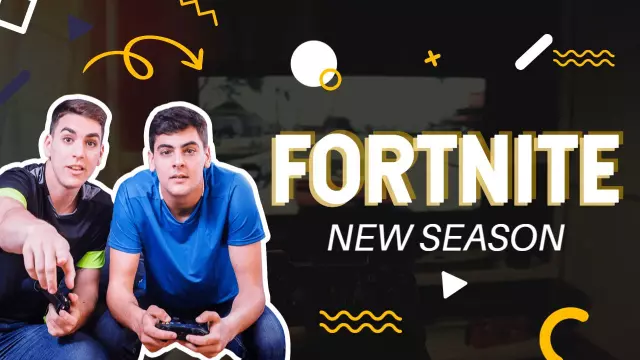 Fortnite New Season Gaming YouTube Thumbnail Template