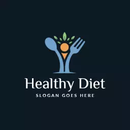 Fostering Healthy Lifestyles with Nutritious Diet Choices Logo Template