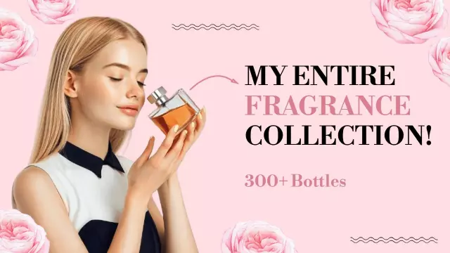 Fragrance Collection Reveal Trending YouTube Thumbnail Template