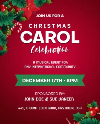 Free Christmas Flyer Template