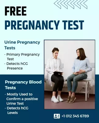 Free Pregnancy Test Flyer Template