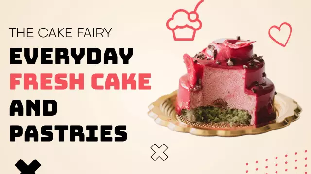 Fresh Cake Pastry Baking Delight Cooking Channel YouTube Thumbnail Template