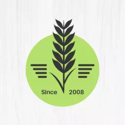 Fresh Green Rice Logo Featuring Nutritious Agricultural Design Logo Template
