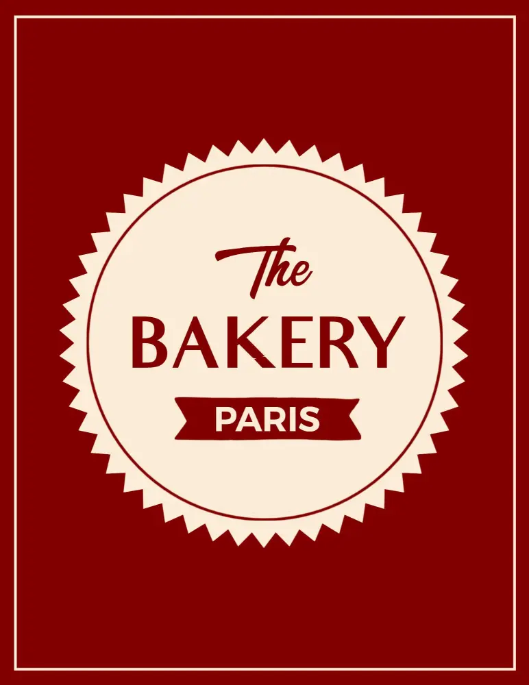 Freshly Baked Goods and Delightful Treats Bakery Menu Template