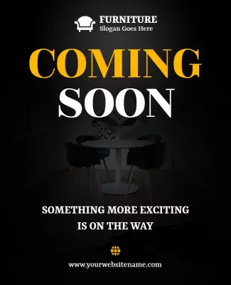 Furniture Store Launch Announcement Flyer Template