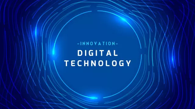 Futuristic Digital Technology Concepts YouTube Thumbnail Template