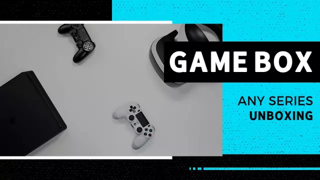 Game Console Accessories Fun Unboxing YouTube Thumbnail Template