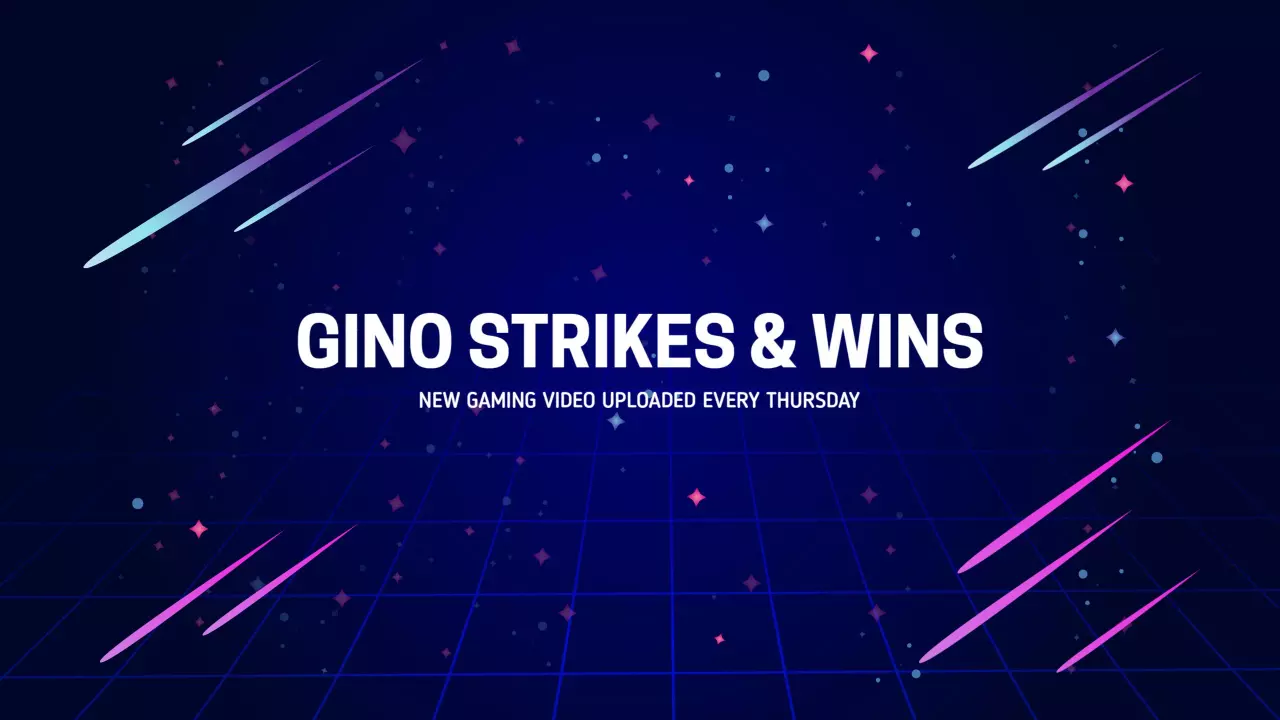Gaming Channel Highlights with Neon Graphics YouTube Banner Template