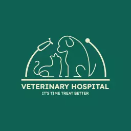 Gentle Green Animal Care Representing Veterinary Services Logo Template
