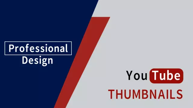 Geometric Pattern Professional Abstract YouTube Thumbnail Template