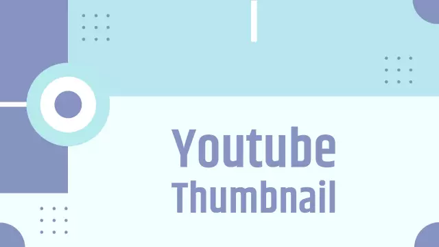 Geometric Shapes Cool Pattern Abstract YouTube Thumbnail Template