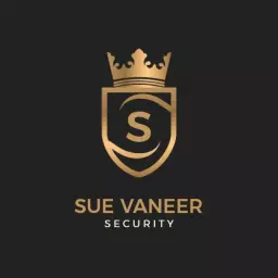 Golden Shield Design Representing Premium Security Services Logo Template