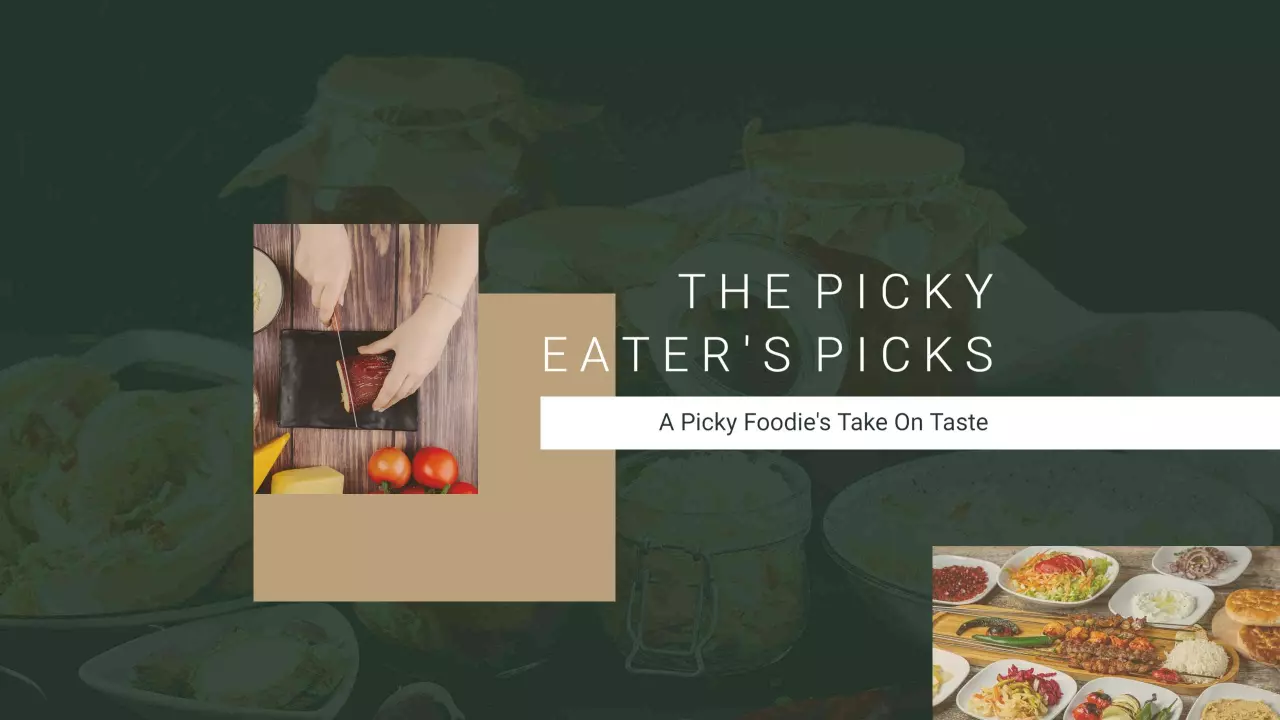 Gourmet Food Showcase with Warm Tones YouTube Banner Template