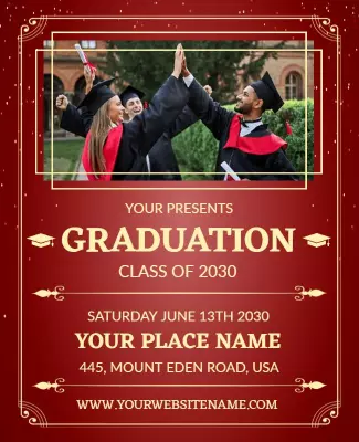Graduation Flyer Template