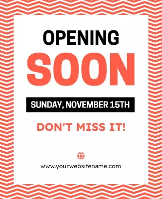 Grand Opening Announcement Flyer Template