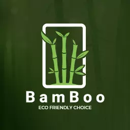 Green Bamboo Design Emphasizing Eco-Friendly Choices Logo Template