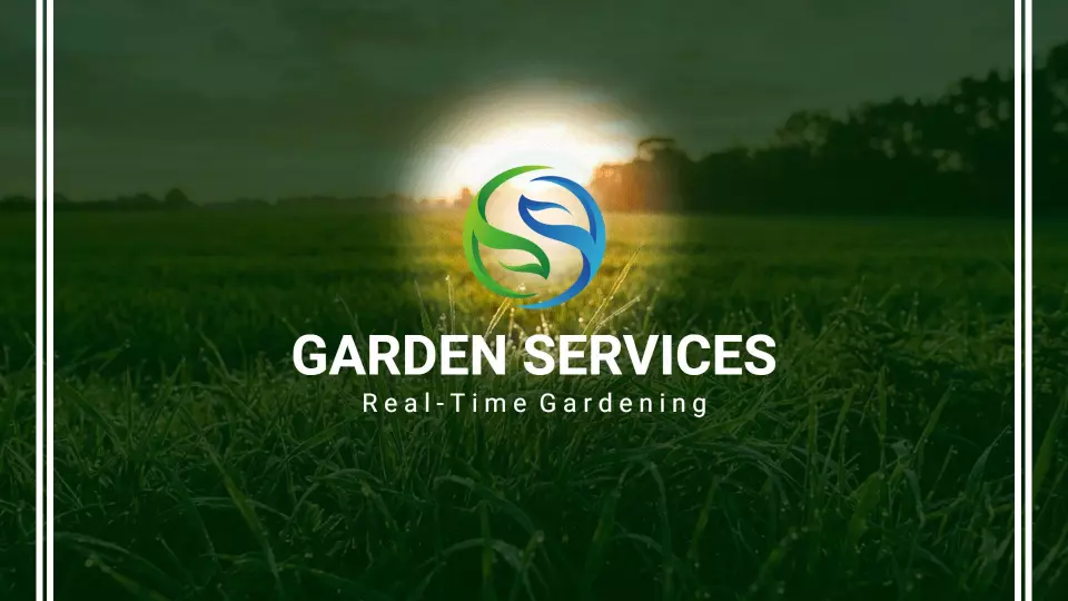 Green Gardening Services Business Overview Presentation Template