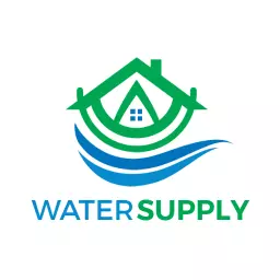 Green House Symbolizing Effective Water Supply Solutions Logo Template