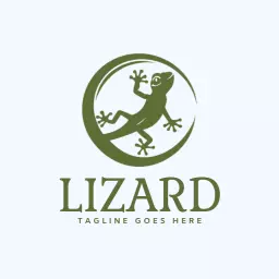 Green Lizard Design Inspiring Nature Enthusiasts Logo Template