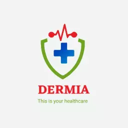 Green Shield Design Symbolizing Reliable Hospital Care Logo Template