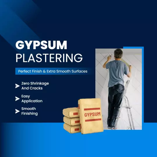 Gypsum Plastering Smooth Finish Instagram Flyer Template