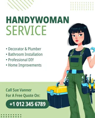 Handywoman Services Flyer Template