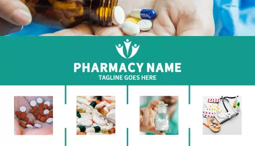 Healthcare Professional Green Medical Business Card Template