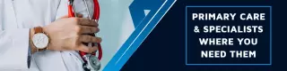 Healthcare Providers Highlighting Primary Care Specialists LinkedIn Banner Template