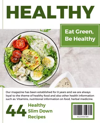 Healthy Eating Nutritional Guide Flyer Template