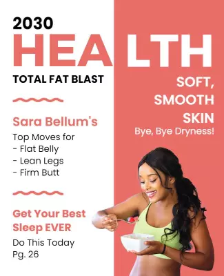 Healthy Lifestyle and Wellness Tips Flyer Template