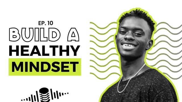 Healthy Mindset Tips Episode Trending YouTube Thumbnail Template