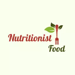 Healthy Nutritionist Theme with Green and Red Elements Logo Template