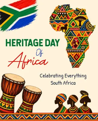Heritage Day South African Celebration Poster Template