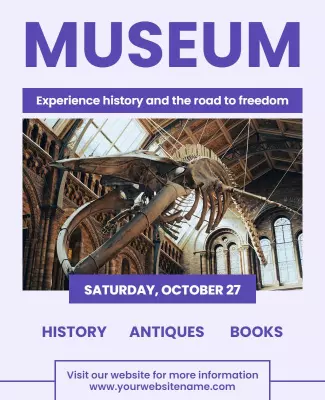 Historical Museum Flyer Template