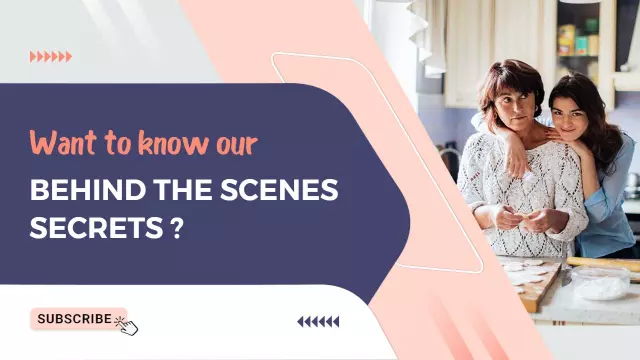 Home Cooking Behind the Scenes Secrets YouTube Thumbnail Template