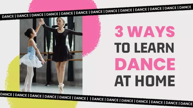 Home Dance Learning Tips YouTube Thumbnail Template