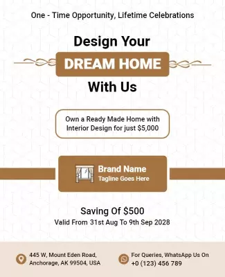 Home Design Promotion Flyer Template