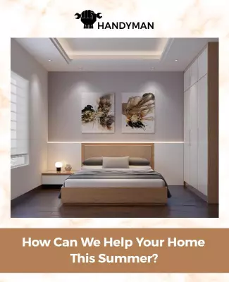 Modern Neutral Handyman Home Improvement Flyer Template