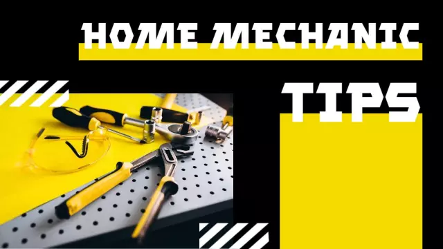 Home Mechanic Tools DIY Tips Trending YouTube Thumbnail Template
