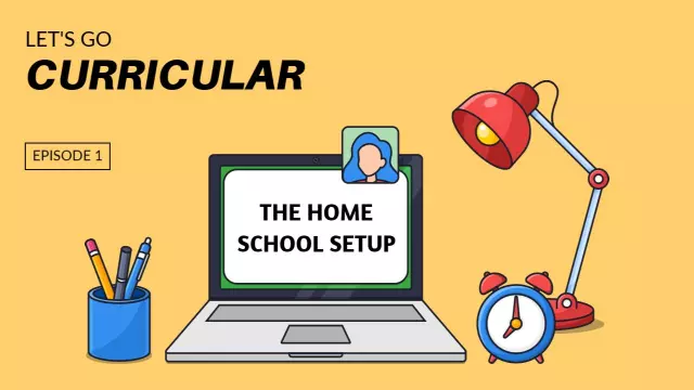 Home School Setup Guide Trending YouTube Thumbnail Template
