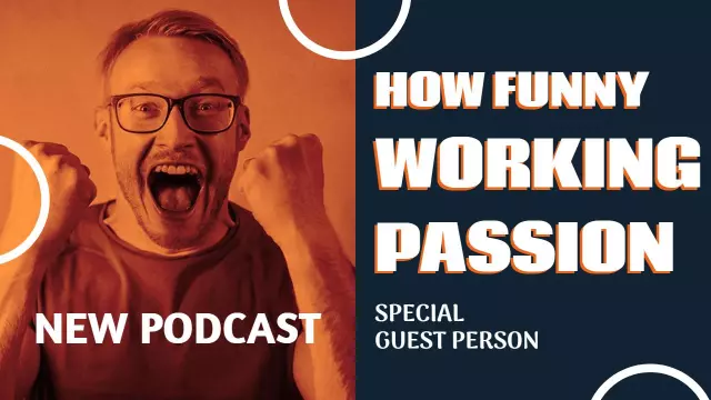 Humorous Insights on Passion Podcast YouTube Thumbnail Template