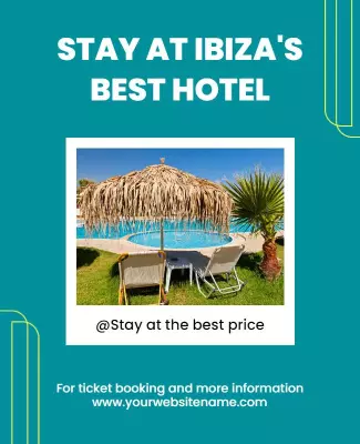 Ibiza Luxury Hotel Promotion Flyer Template