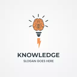 Illuminating Ideas Representing Knowledge and Innovation Logo Template