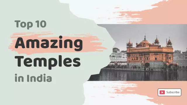 Incredible Temple Tour Highlights India Trending YouTube Thumbnail Template